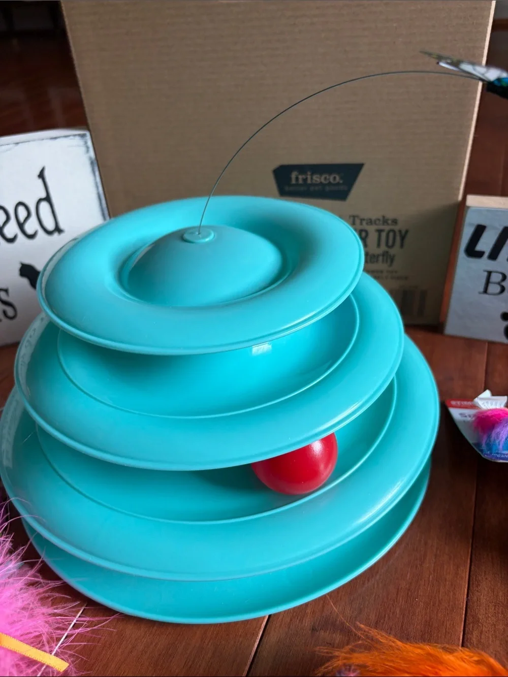Cat bundle with toys, treats and decor